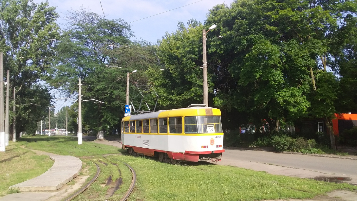 Одесса, Tatra T3R.P № 4055