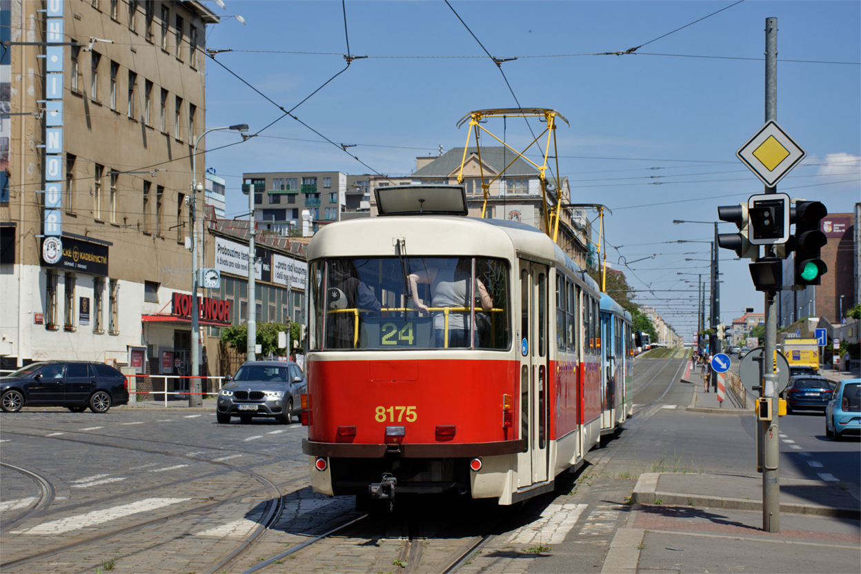 Прага, Tatra T3R.PV № 8175