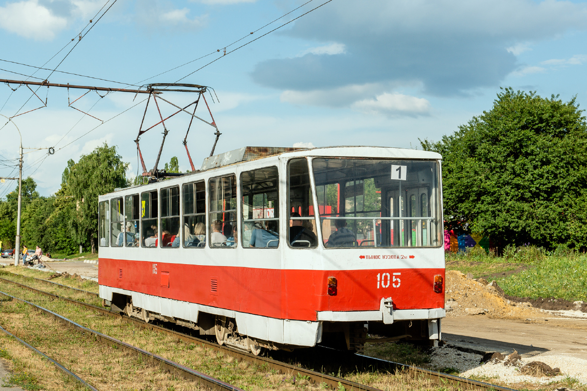 Липецк, Tatra T6B5SU № 105