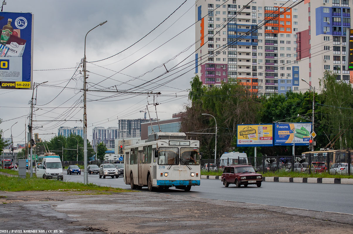 Рязань, ЗиУ-682ГМ1 (с широкой передней дверью) № 2019