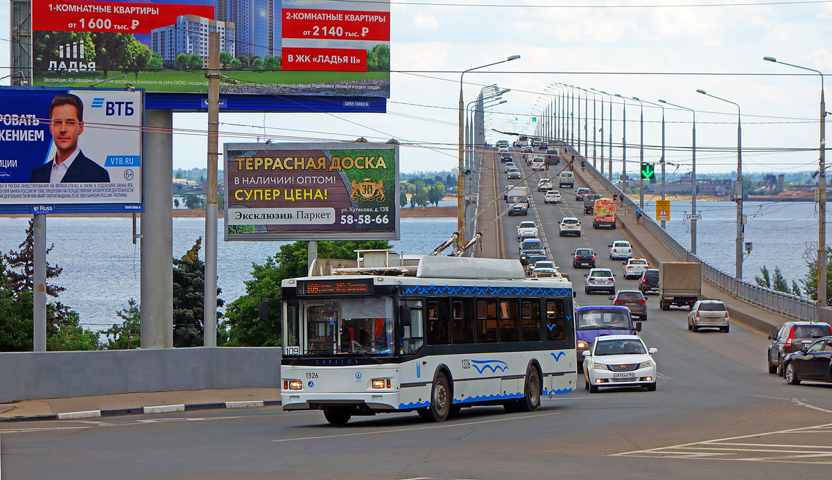 Саратов, Тролза-5275.03 «Оптима» № 1326; Саратов — Троллейбусные линии