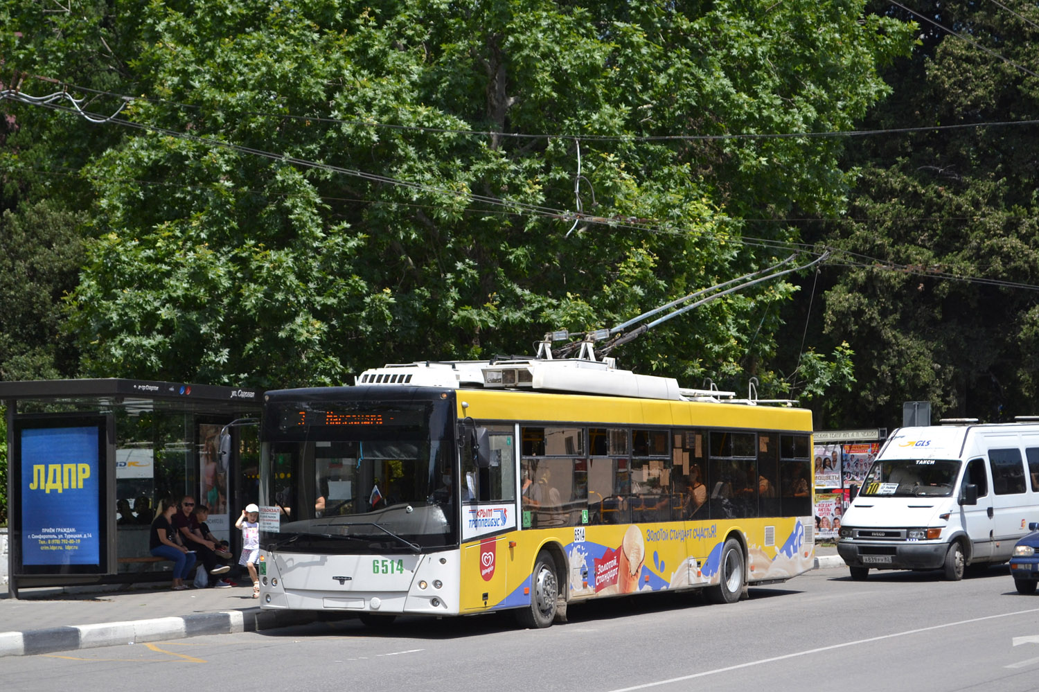 Кримський тролейбус, СВАРЗ-МАЗ-6275 № 6514