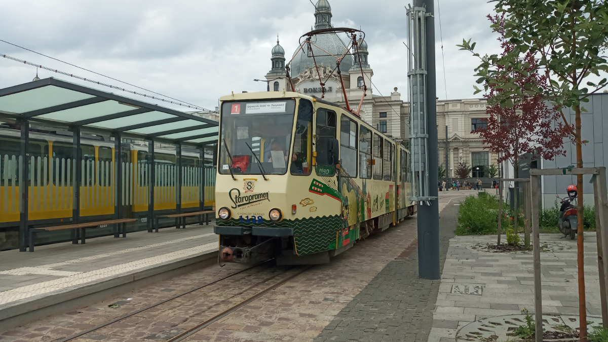 Львов, Tatra KT4SU № 1128