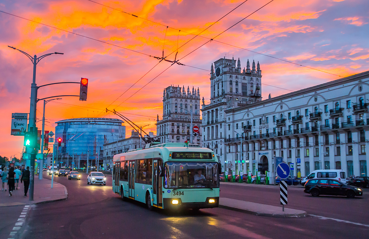 Минск, БКМ 321 № 3494