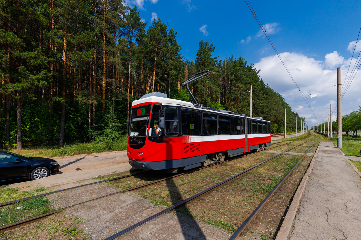 Ижевск, Tatra KT4DM № 2407