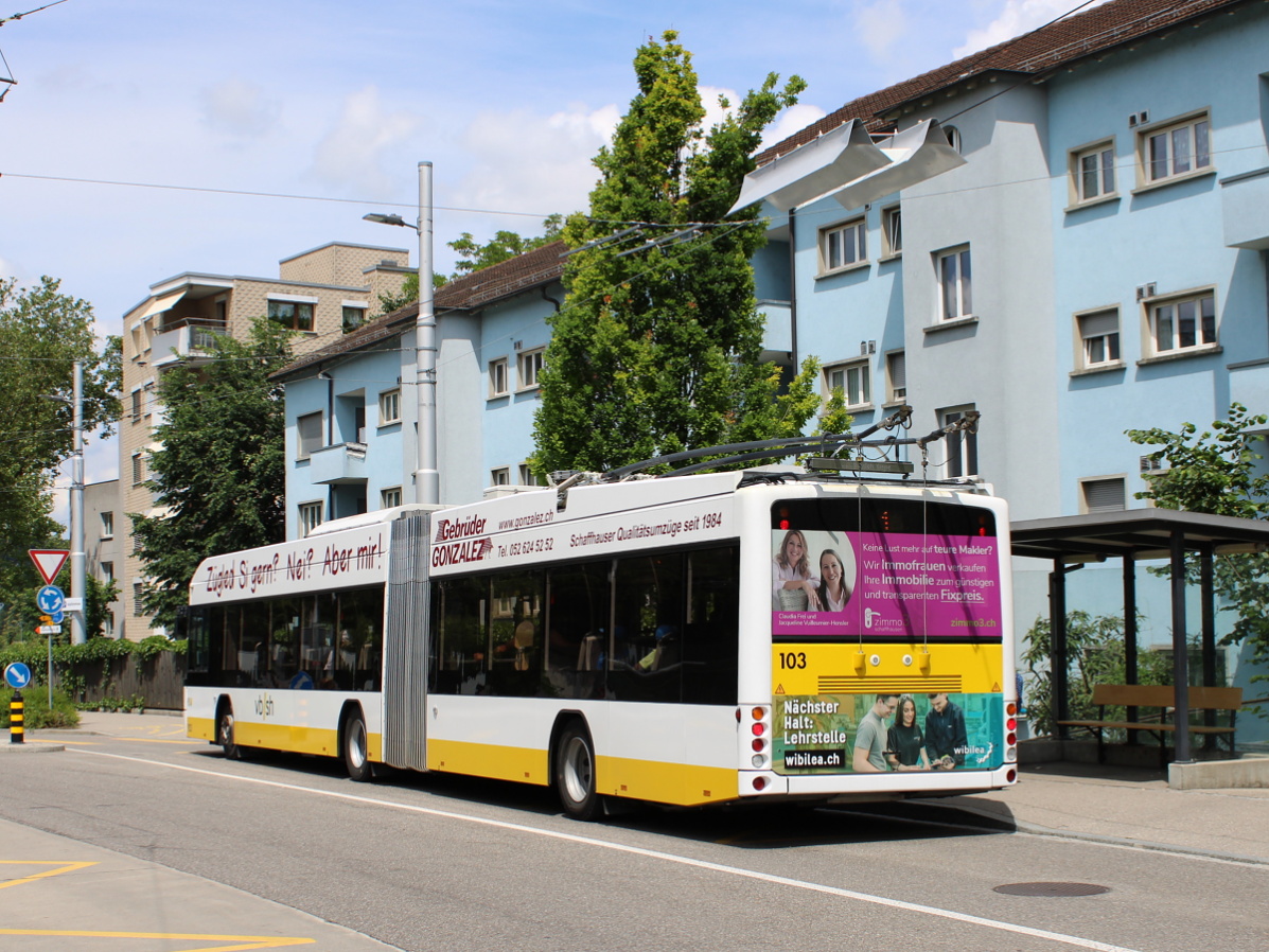 Шаффхаузен, Hess SwissTrolley 3 (BGT-N2C) № 103