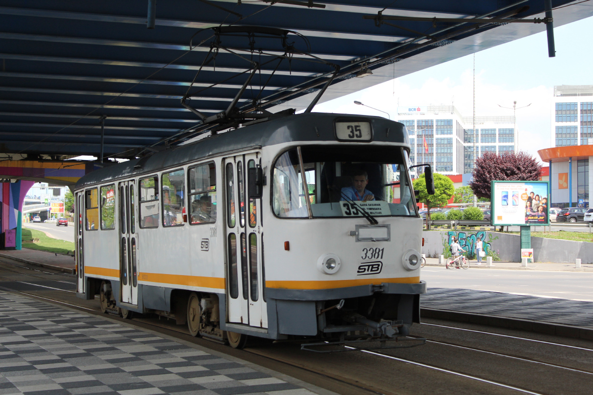 Бухарест - Илфов, Tatra T4R № 3381