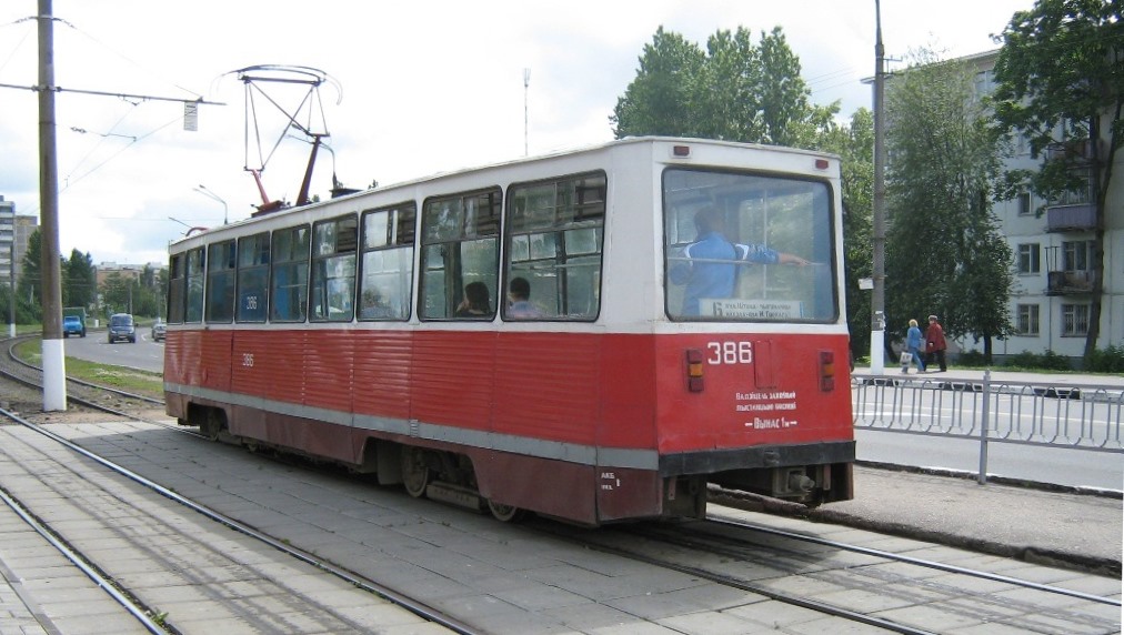 Витебск, 71-605 (КТМ-5М3) № 386