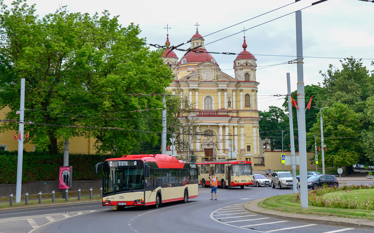 Вильнюс, Solaris Trollino IV 12 Škoda № 1735