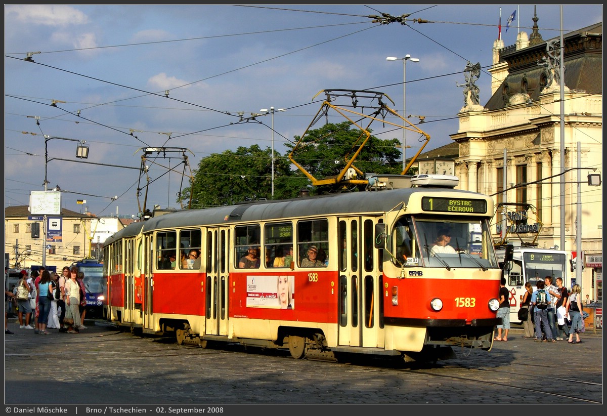 Брно, Tatra T3P № 1583