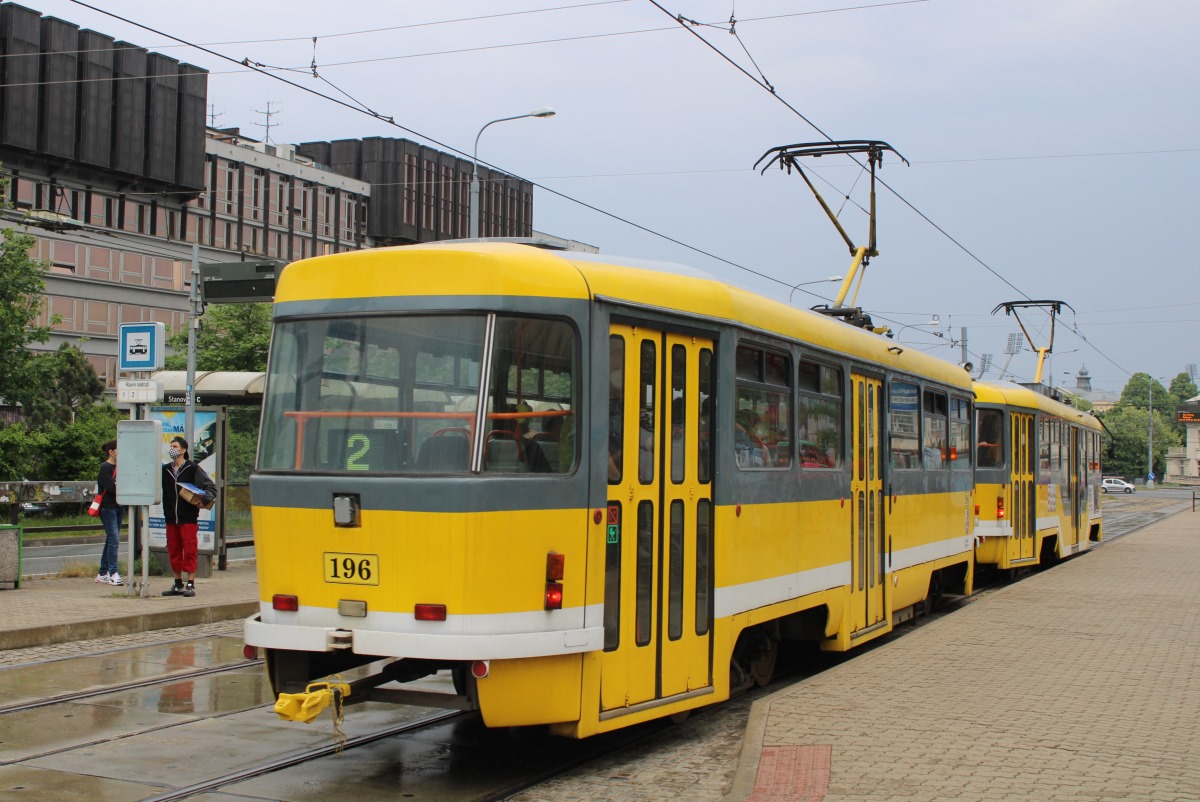 Пльзень, Tatra T3R.PV № 196