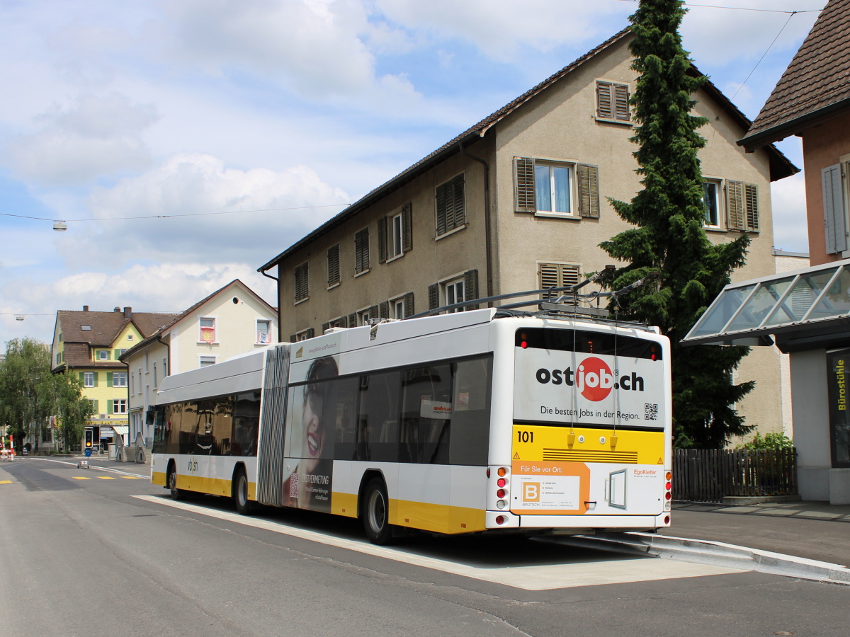 Шаффхаузен, Hess SwissTrolley 3 (BGT-N2C) № 101