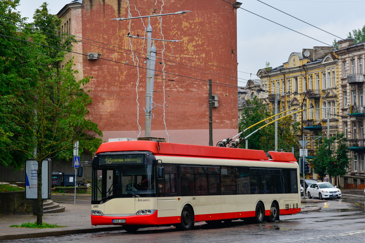 Вильнюс, Solaris Trollino II 15 AC № 2685