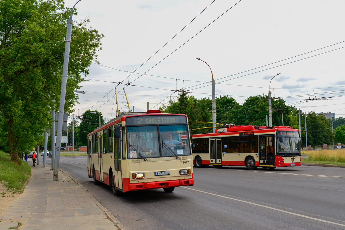Вильнюс, Škoda 14Tr17/6M № 1672