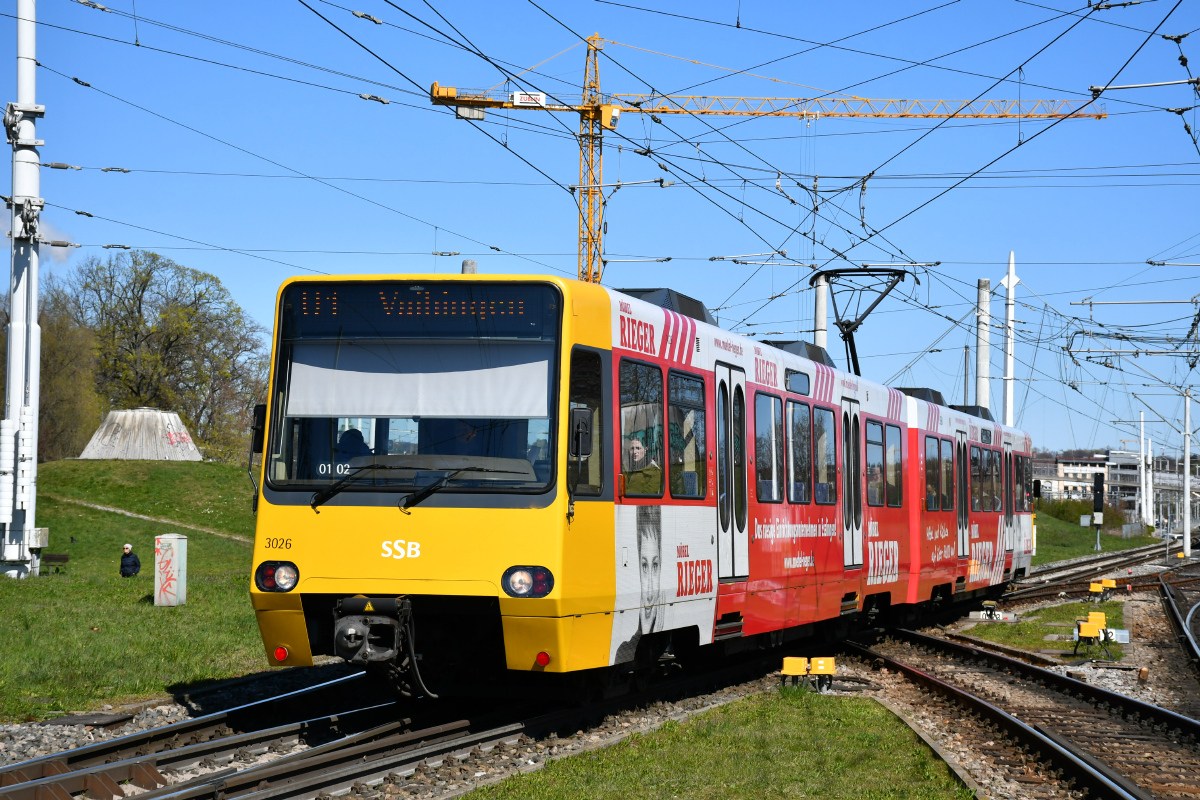 Штутгарт, Duewag DT8.4 № 3026