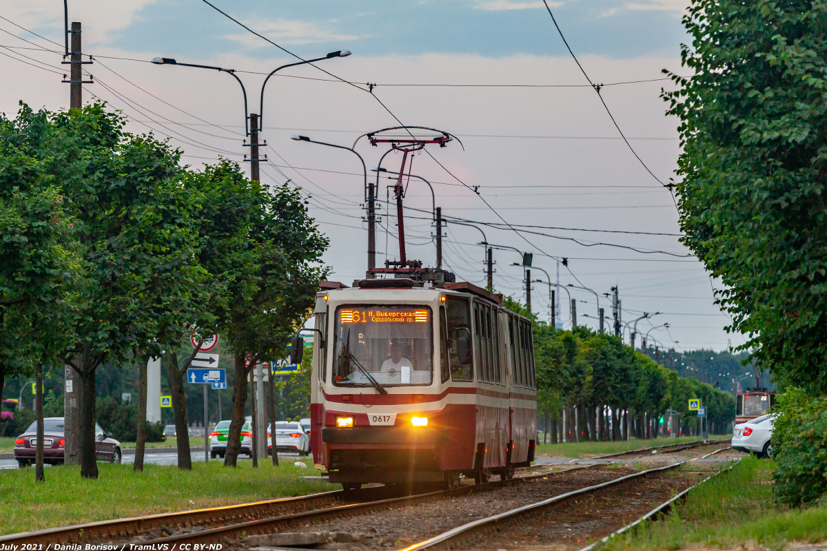 Санкт-Петербург, ЛВС-86К № 0617 Санкт-Петербург, ЛВС-86К № 0617