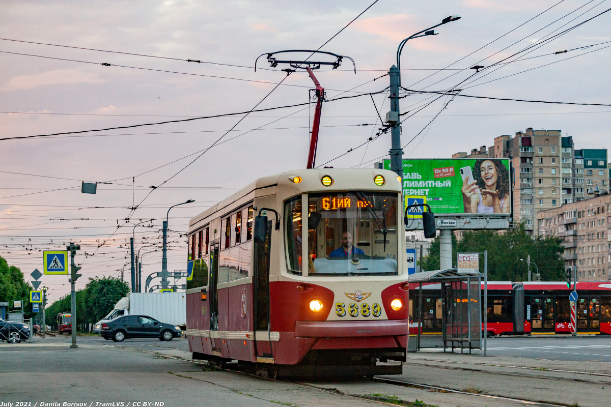 Санкт-Петербург, ЛМ-68М2 (мод. СПб ГЭТ) № 5689