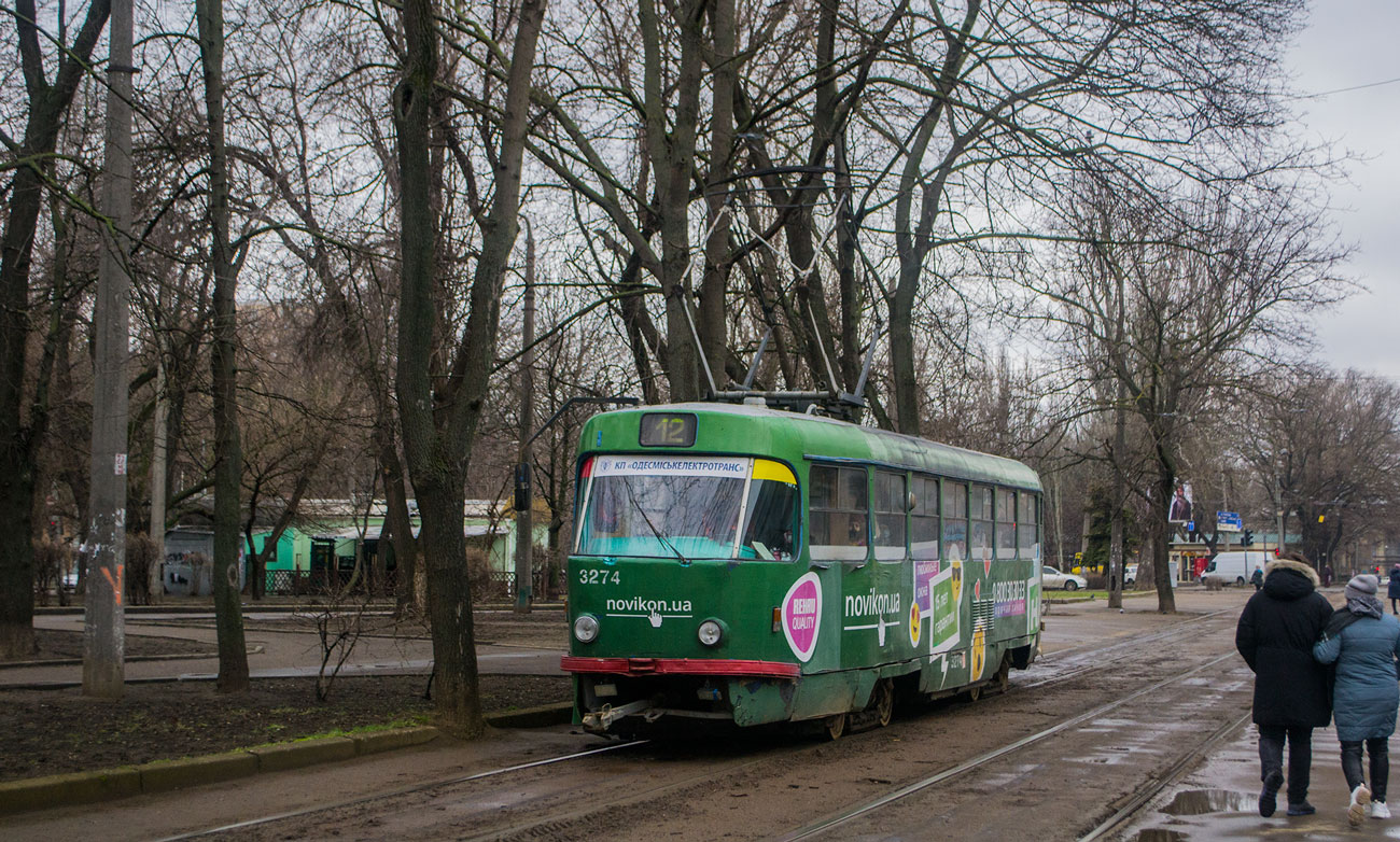 Одесса, Tatra T3R.P № 3274