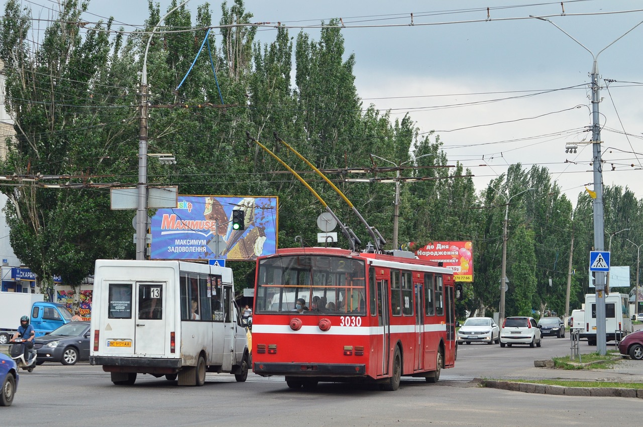 Николаев, Škoda 14TrR № 3030