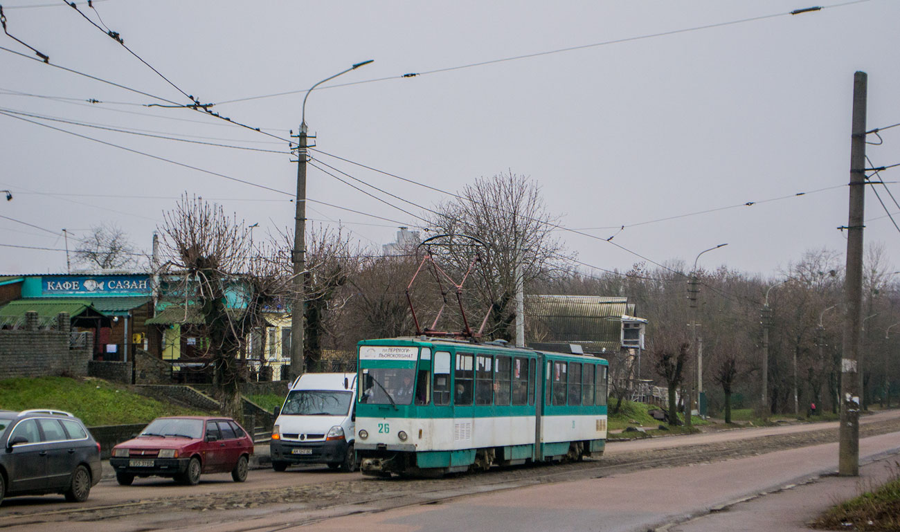 Житомир, Tatra KT4SU № 26