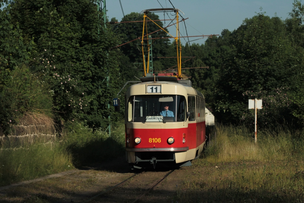 Liberec ― Jablonec nad Nisou, Tatra T3M N°. 8106 (16); Liberec ― Jablonec nad Nisou — Les semaines derniéres de la voie métrique, 2021