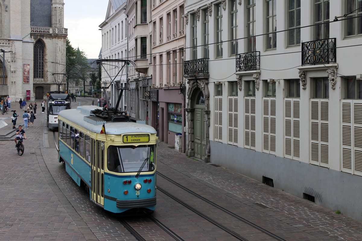 Береговой трамвай, BN PCC Gent № 26; Гент — 50 years of P.C.C. trams in Ghent (10/07/2021)