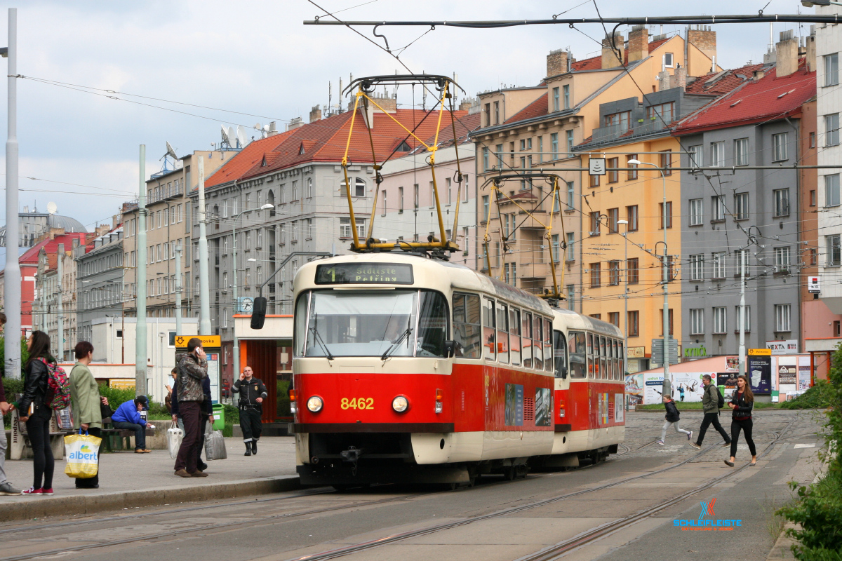 Прага, Tatra T3R.P № 8462