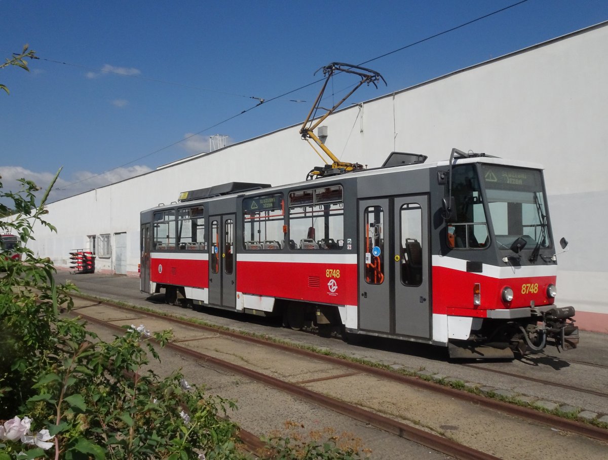Prague, Tatra T6A5 # 8748 Prague, Tatra T6A5 # 8748