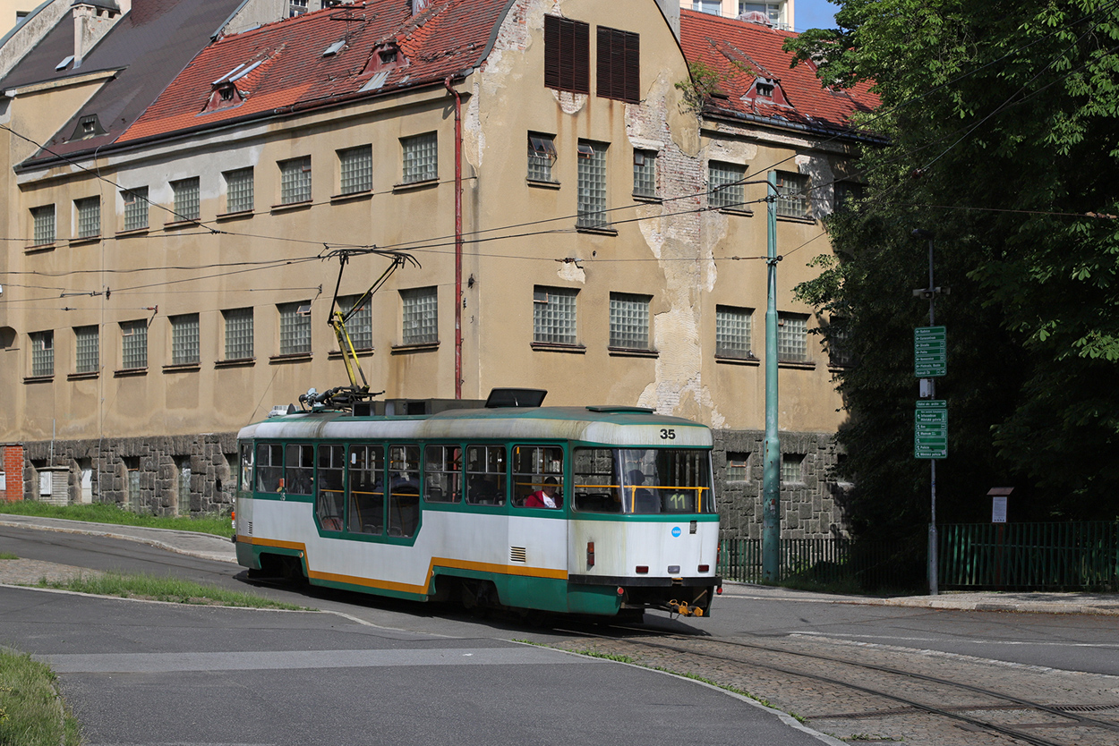 Liberec ― Jablonec nad Nisou, Tatra T3R.PLF N°. 35; Liberec ― Jablonec nad Nisou — Les semaines derniéres de la voie métrique, 2021