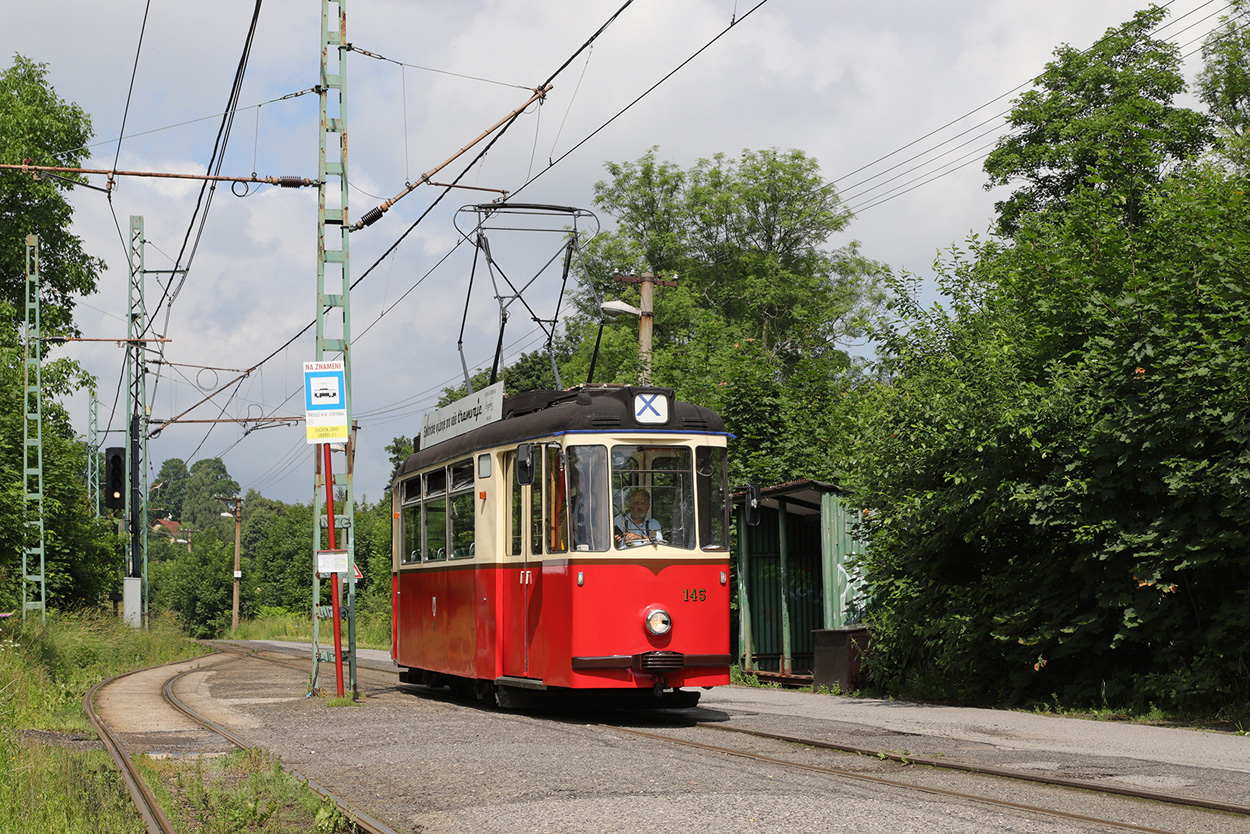 Liberec ― Jablonec nad Nisou, Gotha T2-62 N°. 145; Liberec ― Jablonec nad Nisou — Les semaines derniéres de la voie métrique, 2021