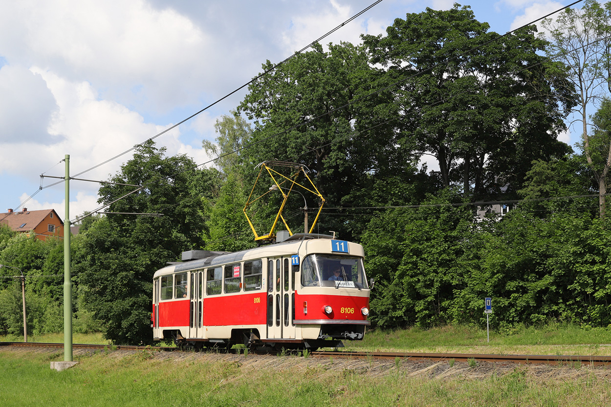Liberec ― Jablonec nad Nisou, Tatra T3M N°. 8106 (16); Liberec ― Jablonec nad Nisou — Les semaines derniéres de la voie métrique, 2021