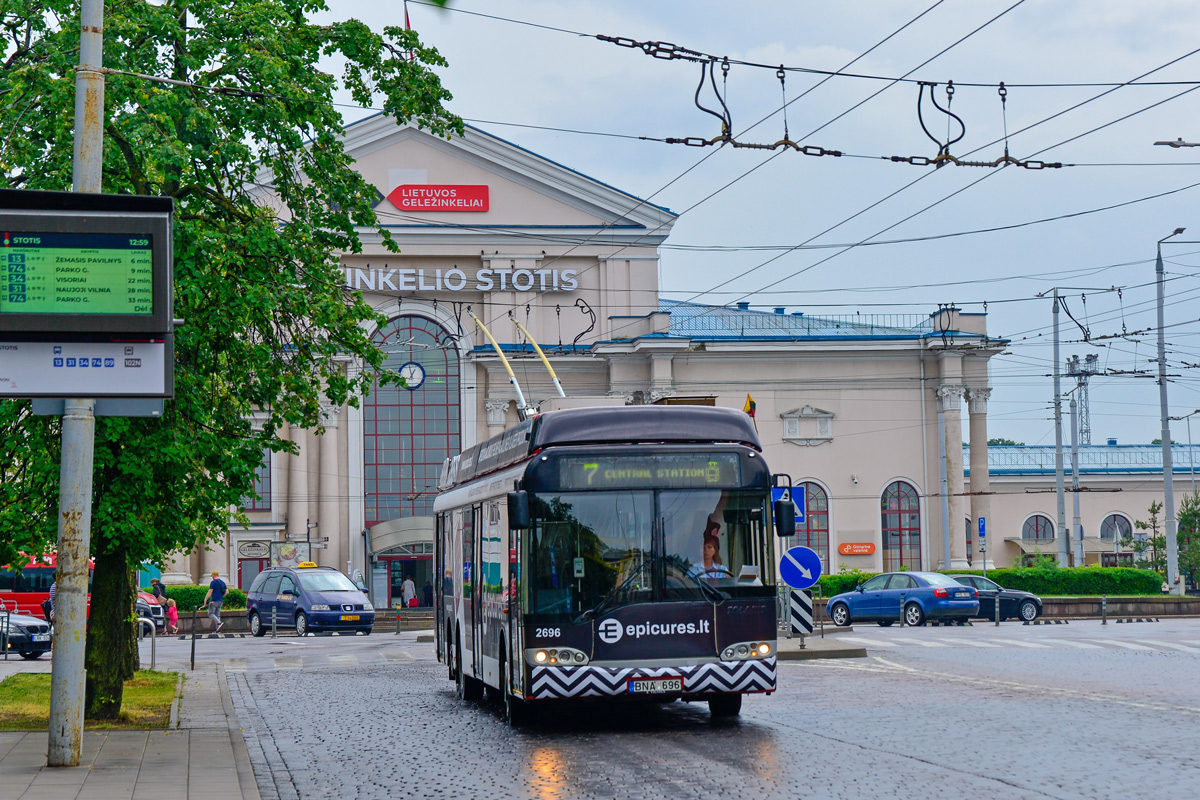 Вильнюс, Solaris Trollino II 15 AC № 2696
