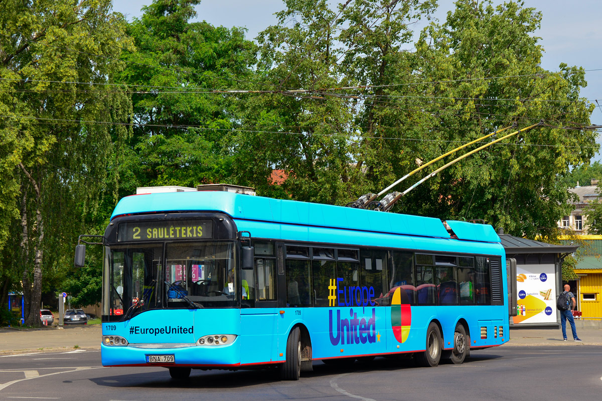 Вильнюс, Solaris Trollino II 15 AC № 1709