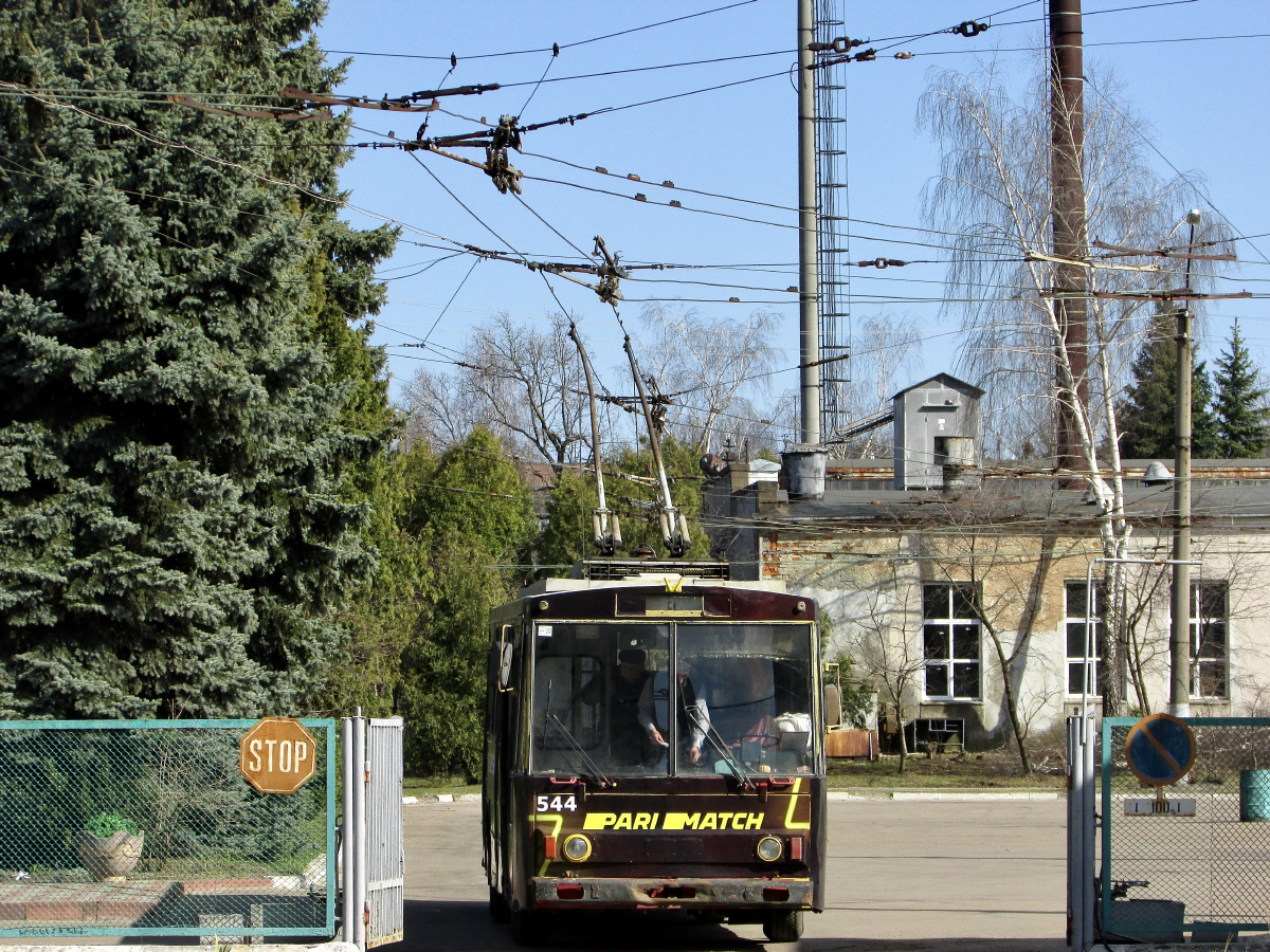 Львов, Škoda 14Tr89/6 № 544