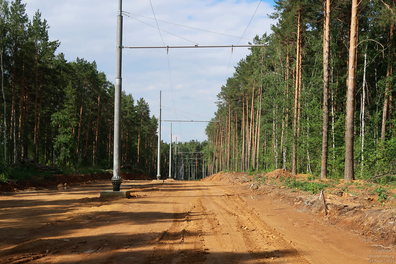 Jekaterinburg — The construction of a tram line Ekaterinburg — Verhnyaya Pyshma; Verkhniaya Pyshma — The construction of a tram line Ekaterinburg — Verhnyaya Pyshma