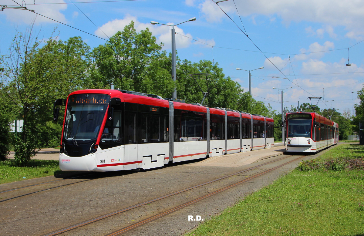 Erfurt, Stadler Tramlink # 801