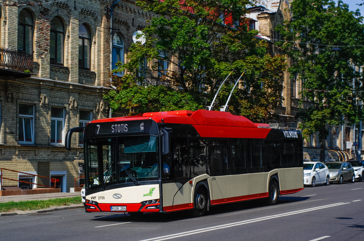 Вильнюс, Solaris Trollino IV 12 Škoda № 2755