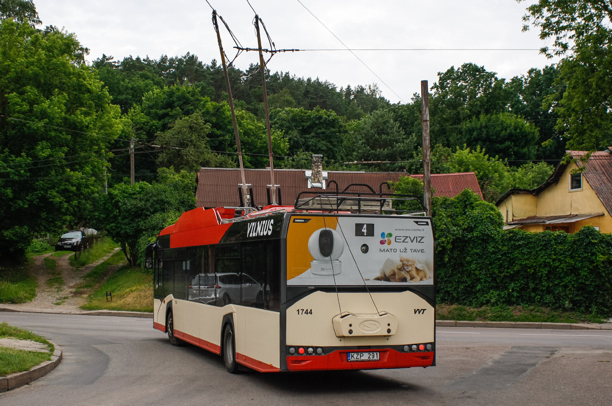 Vilnius, Solaris Trollino IV 12 Škoda Nr. 1744