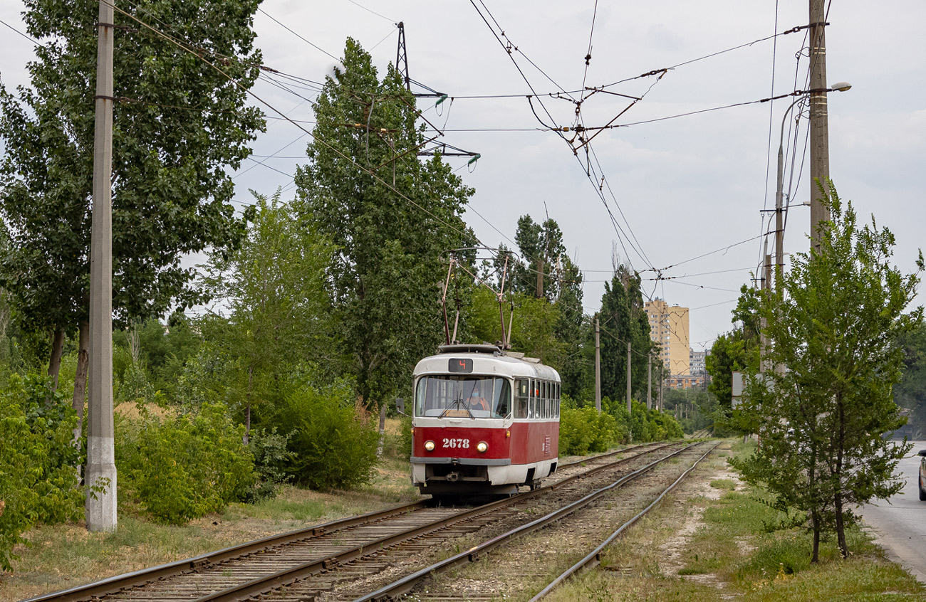 Volgograda, Tatra T3SU (2-door) № 2678
