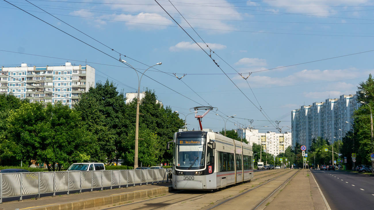 Москва, 71-414 (Pesa Fokstrot) № 3500