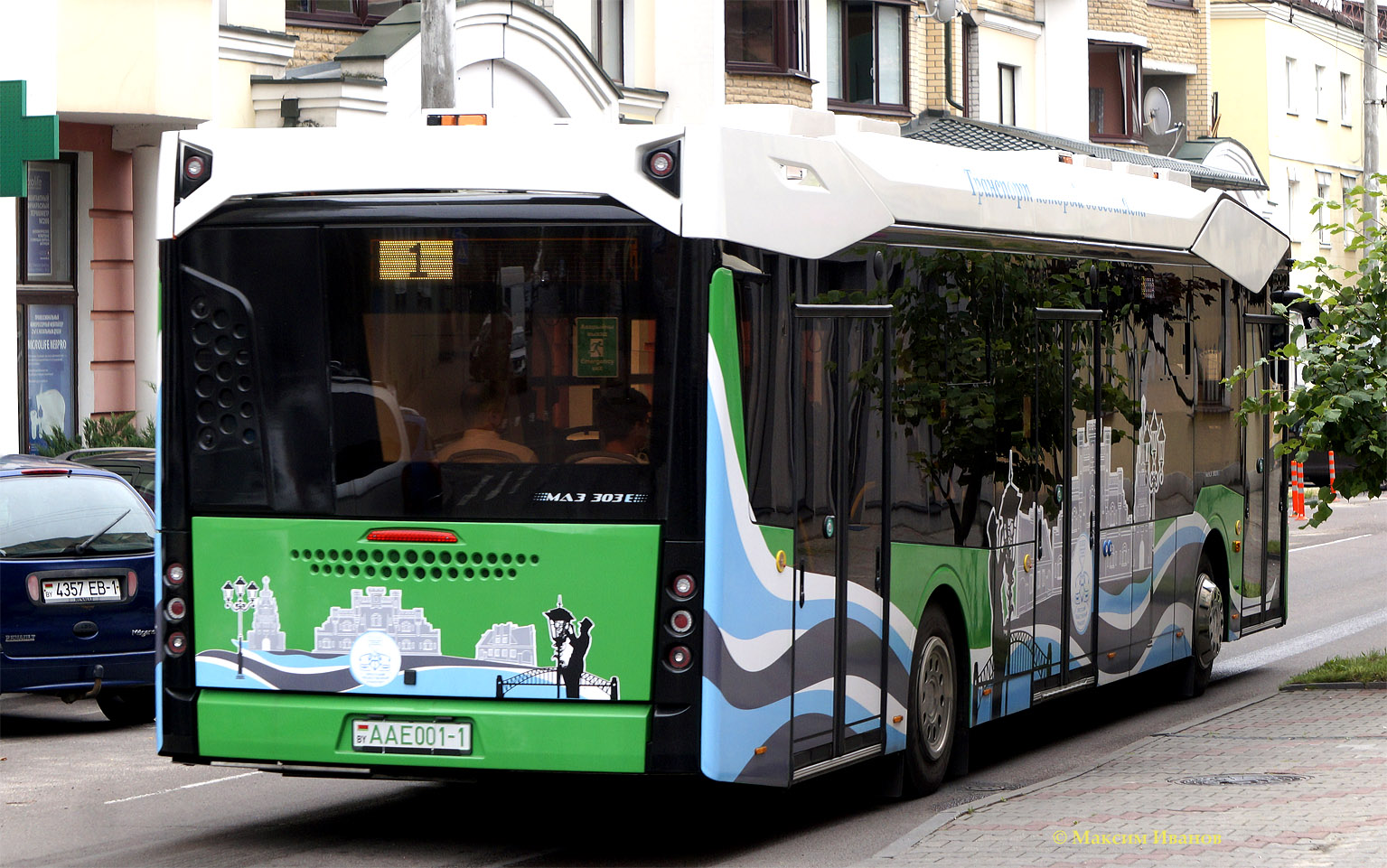 Брест, МАЗ-303Е10 № 160