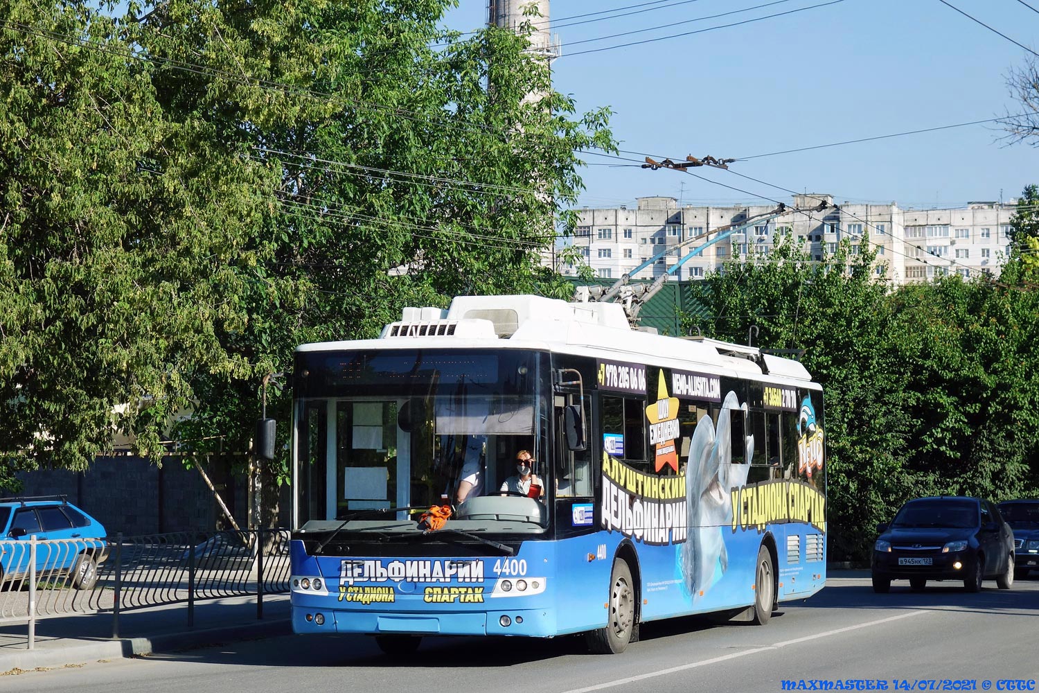 Крымский троллейбус, Богдан Т70115 № 4400