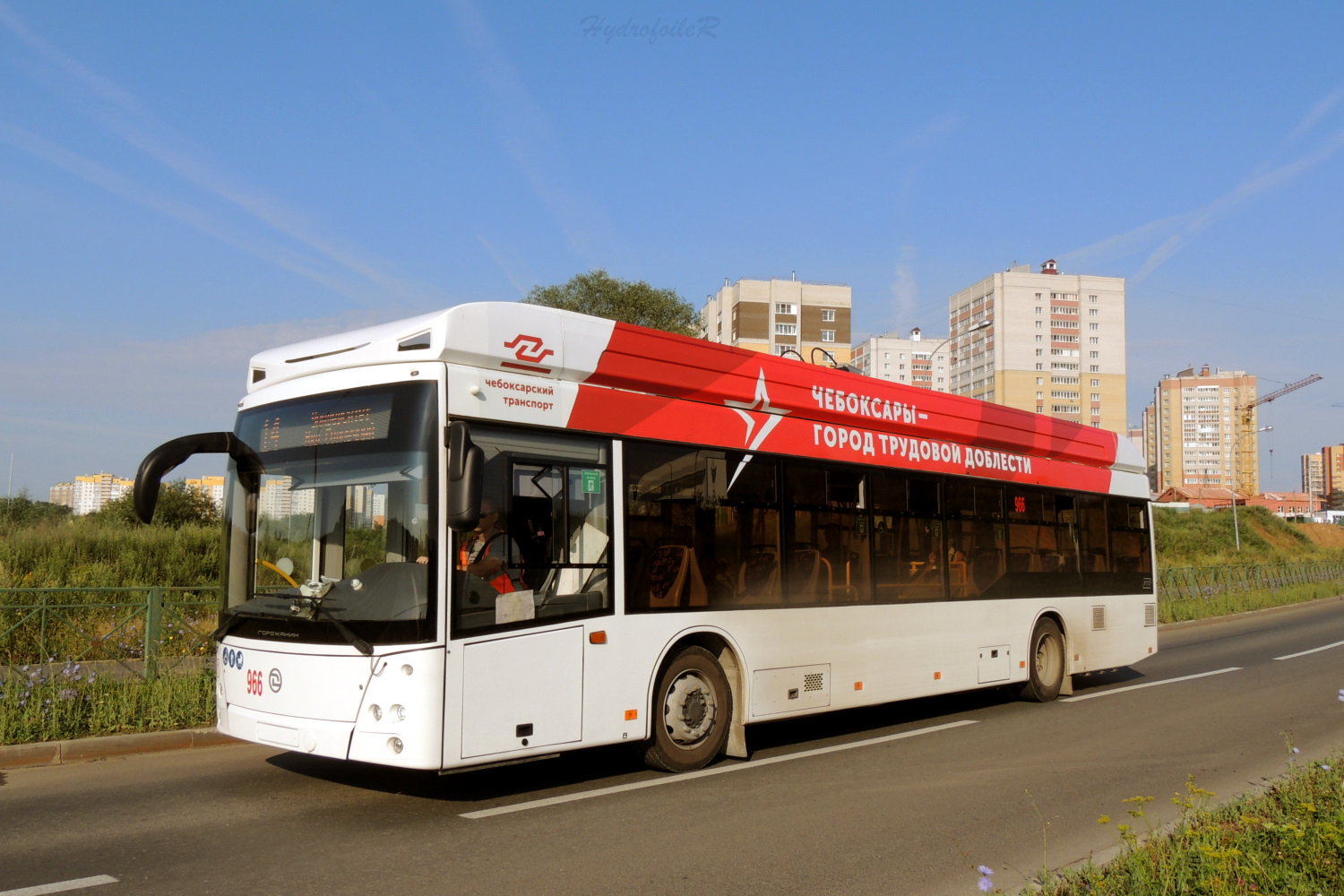 Чебоксары, УТТЗ-6241.01 «Горожанин» № 966