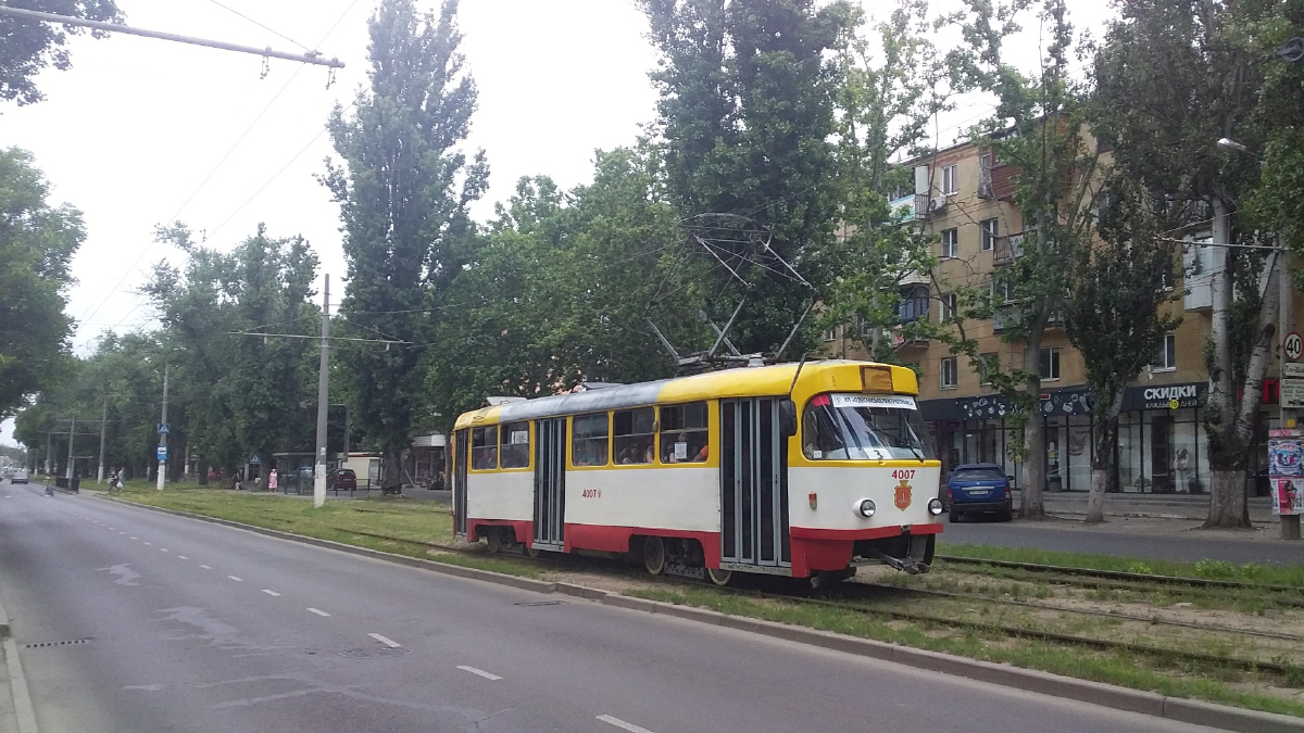 Одесса, Tatra T3R.P № 4007