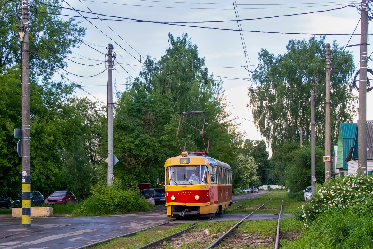 Орёл, Tatra T3SU № 077