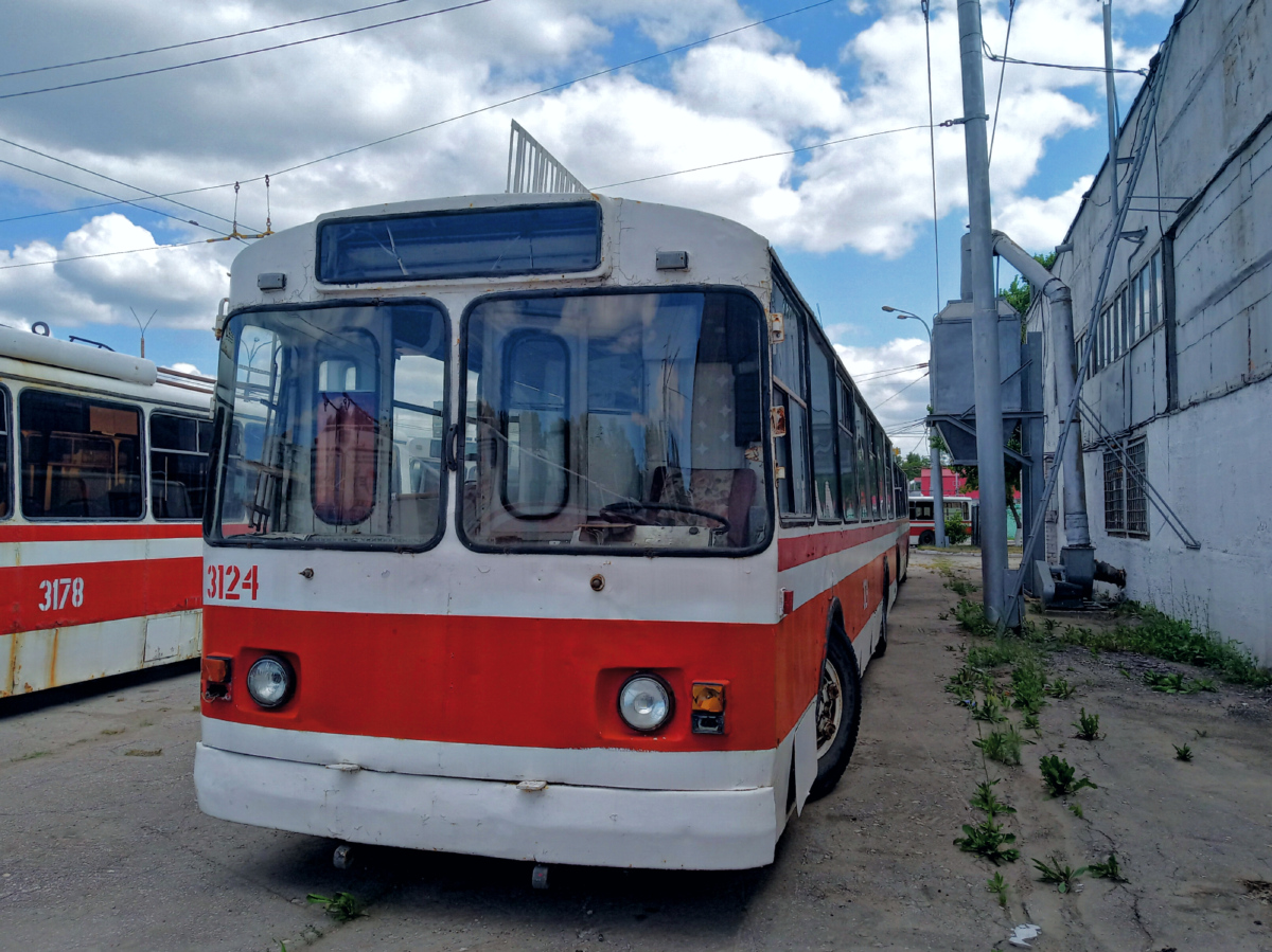 Samara, ZiU-682V-012 [V0A] Nr. 3124; Samara — Trolleybus depot # 3