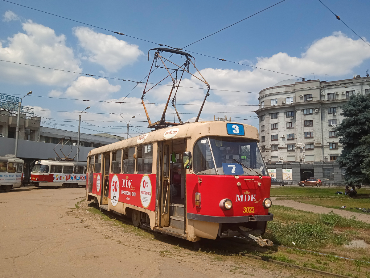 Харьков, Tatra T3SU № 3023 Харьков, Tatra T3SU № 3023