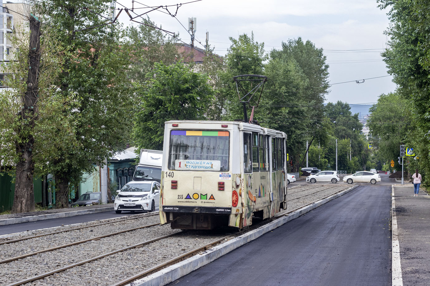 Иркутск, 71-605 (КТМ-5М3) № 140; Иркутск — Ремонты Иркутск, 71-605 (КТМ-5М3) № 140; Иркутск — Ремонты