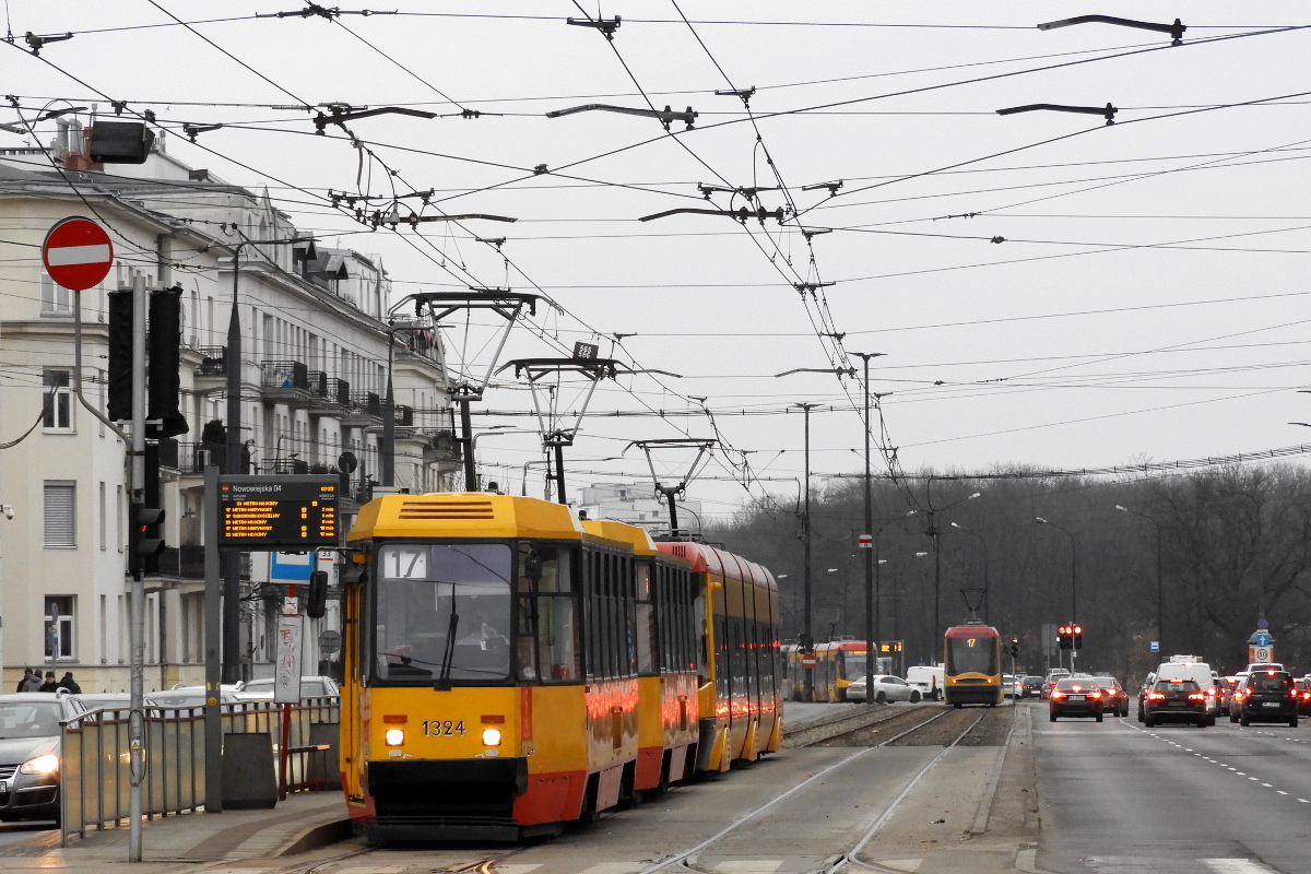 Варшава, Konstal 105Na № 1324 Варшава, Konstal 105Na № 1324