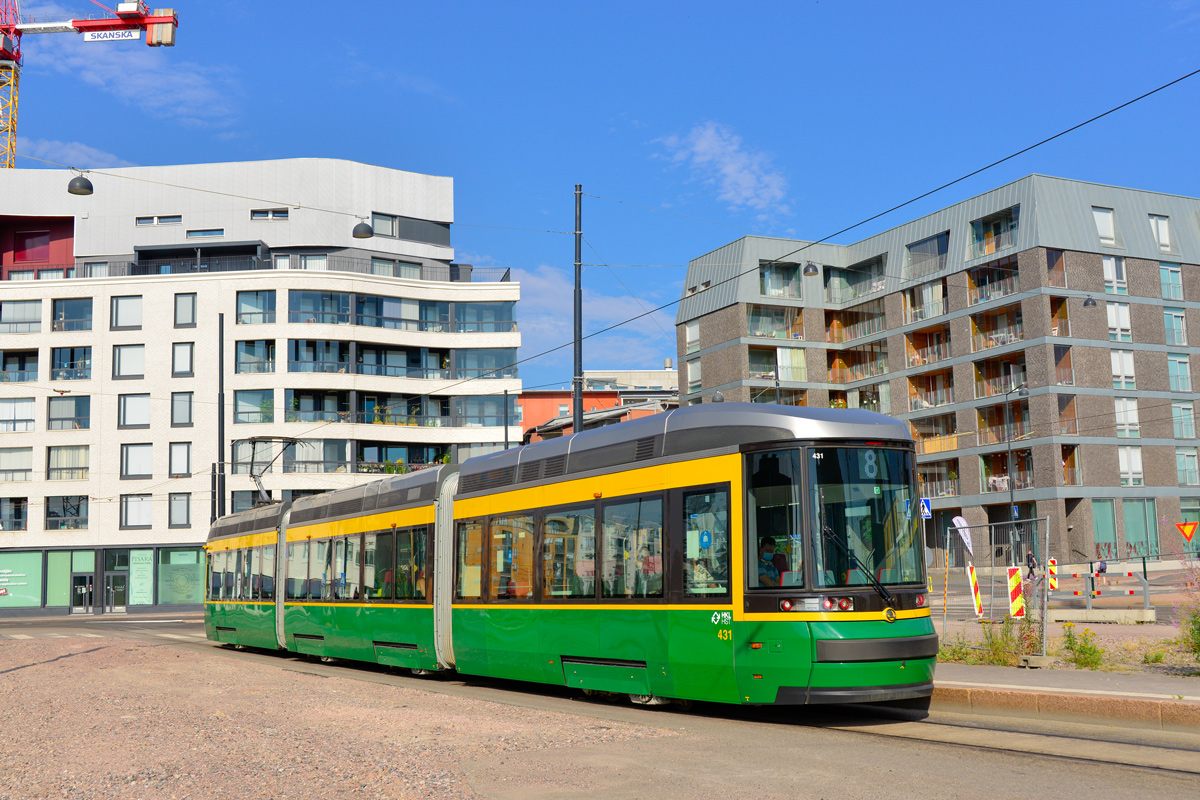 Хельсинки — Эспоо, Škoda ForCity Smart Artic MLNRV3 № 431